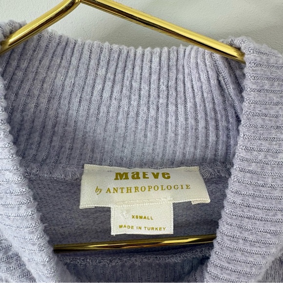 Anthropologie Maeve Laney Marled Cowl Neck Pullover Sweater - Picture 3 of 6